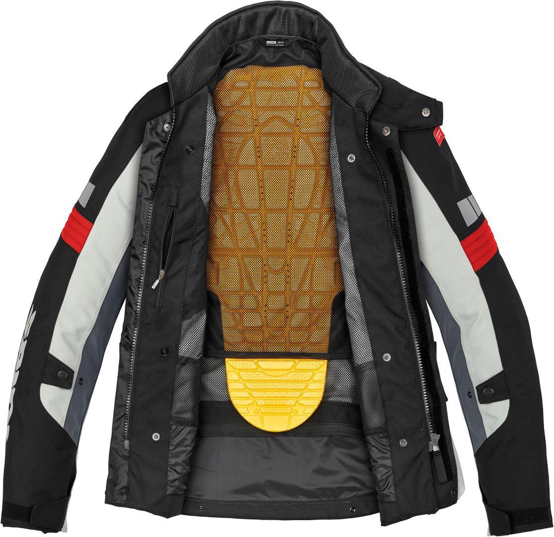 Spidi H2Out Outlander Motorcycle Textile Jacket black/grey/red 3XL Figure 4