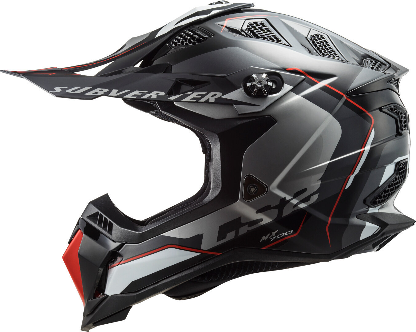 LS2 MX700 Subverter Evo II Arched Motocross hjälm XXXL (65/66) Figur 2