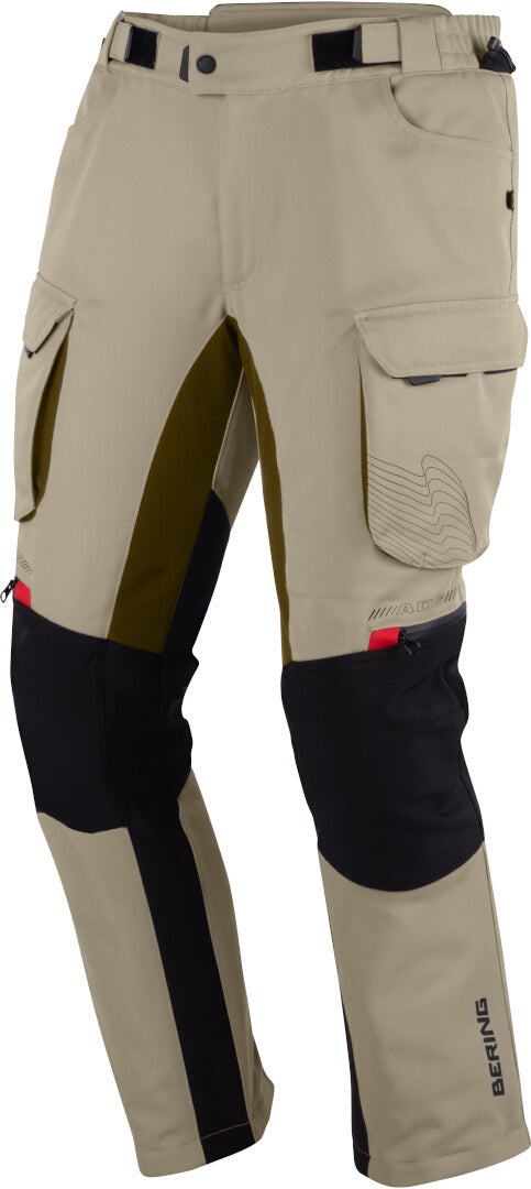 Bering Freeway Pantalon textile de moto imperméable beige 3XL Figure 1