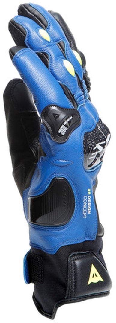 Dainese Carbon 4 Short Motorcykelhandsker blå/sort L Figur 5