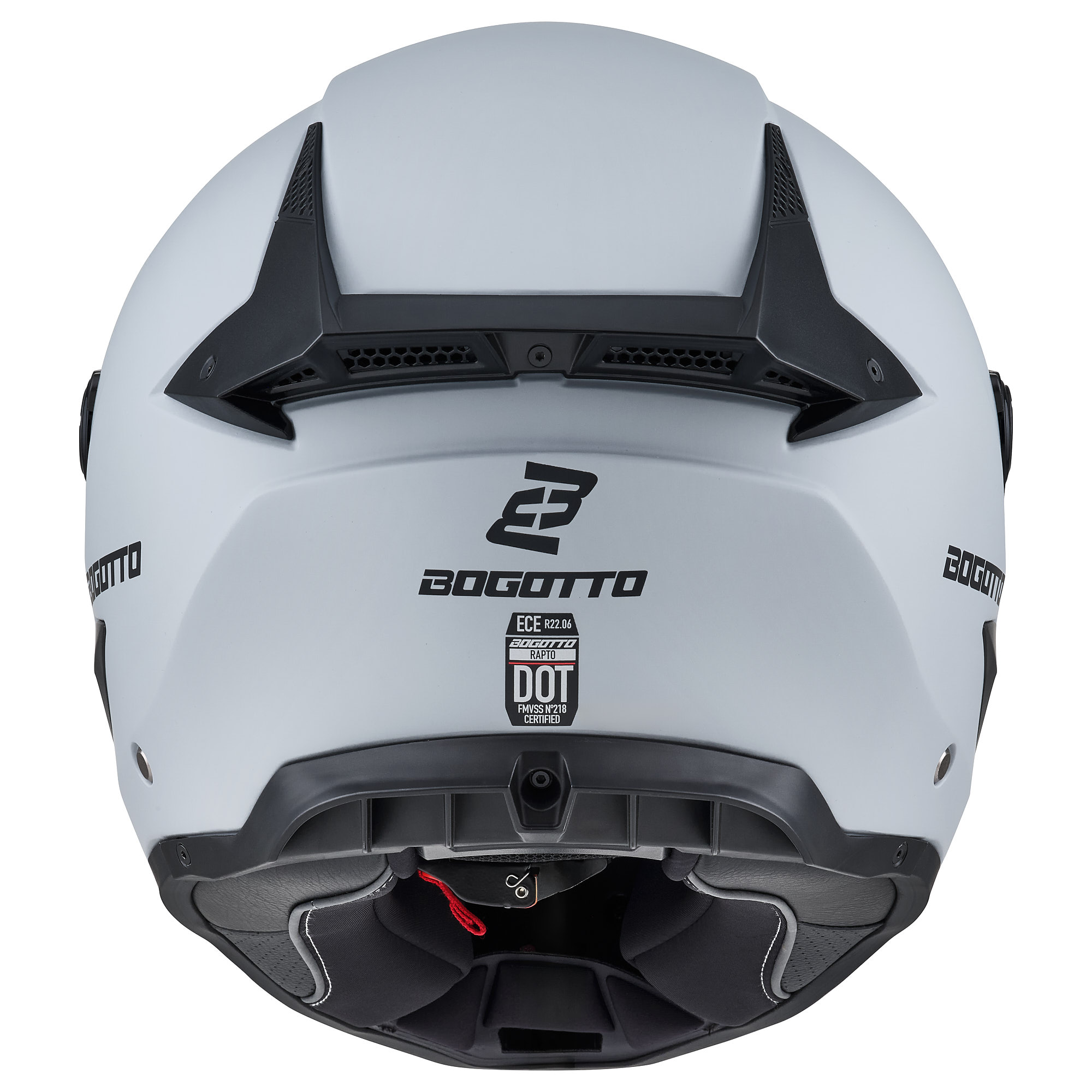 Bogotto Rapto Helmet light grey matt M Figure 5