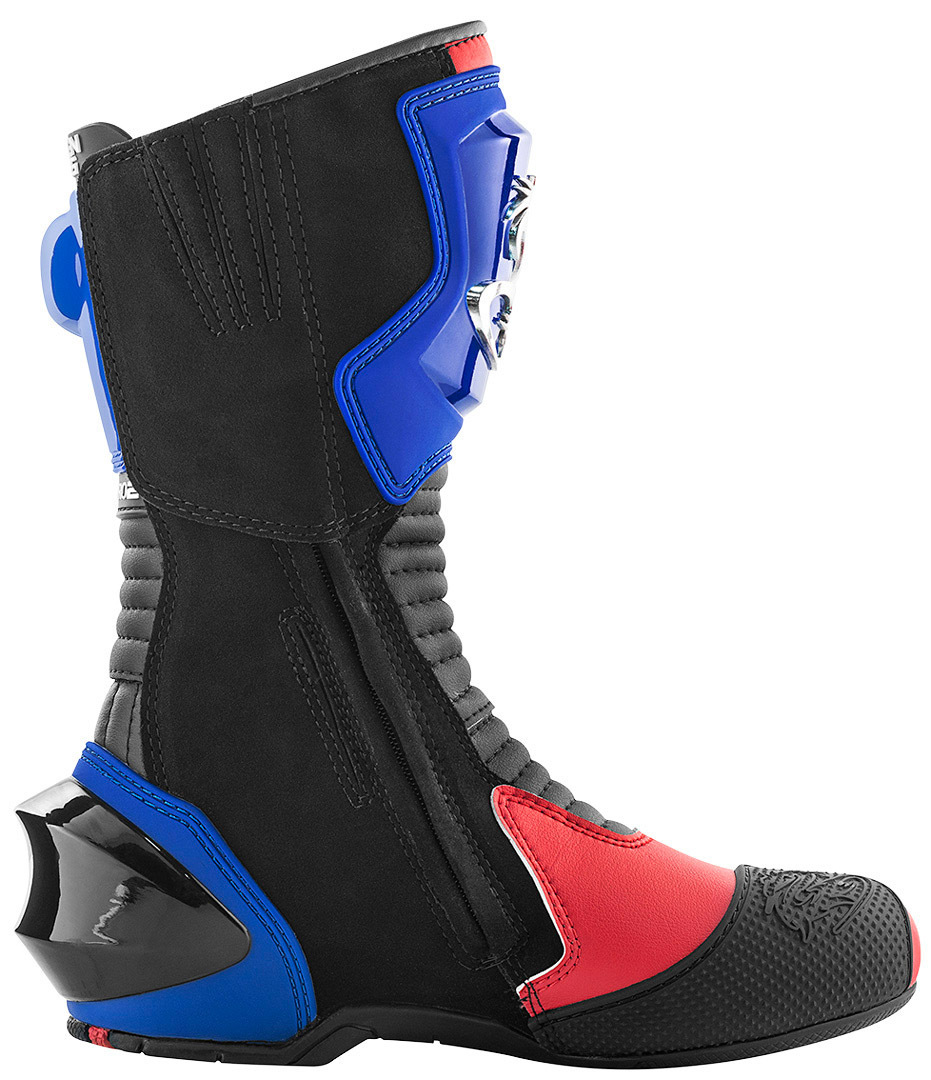 Arlen Ness Sugello Motorcycle Boots blue/white/red 44 Figure 3