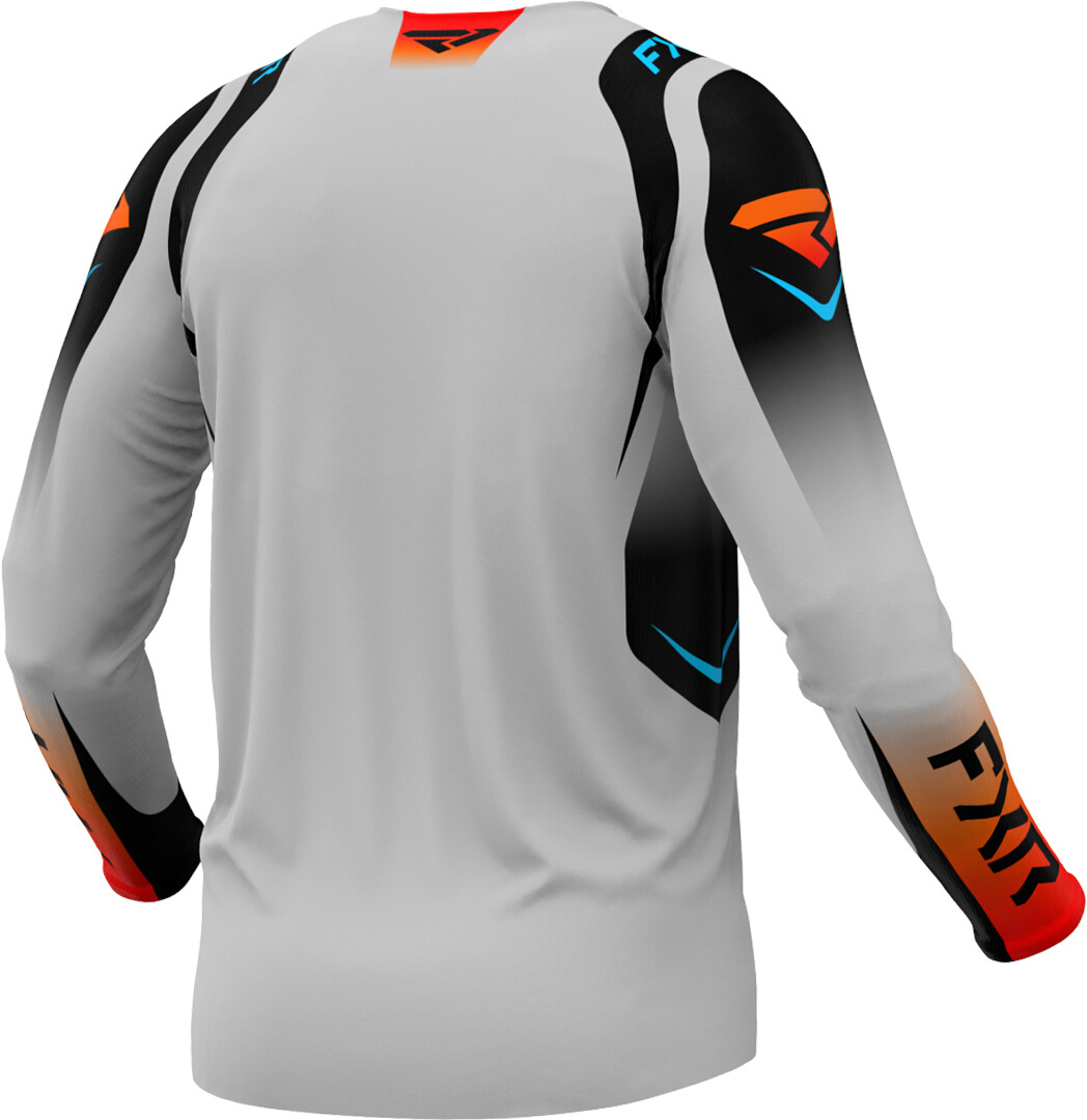 FXR Clutch Pro 2025 Tricou de motocross Portocaliu/Albastru/Negru L Figura 4