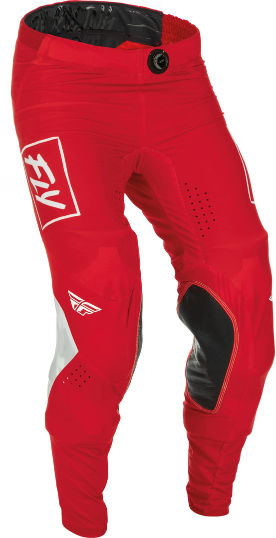 Fly Racing Lite Motorcross broek rood/wit 32 Figuur 1