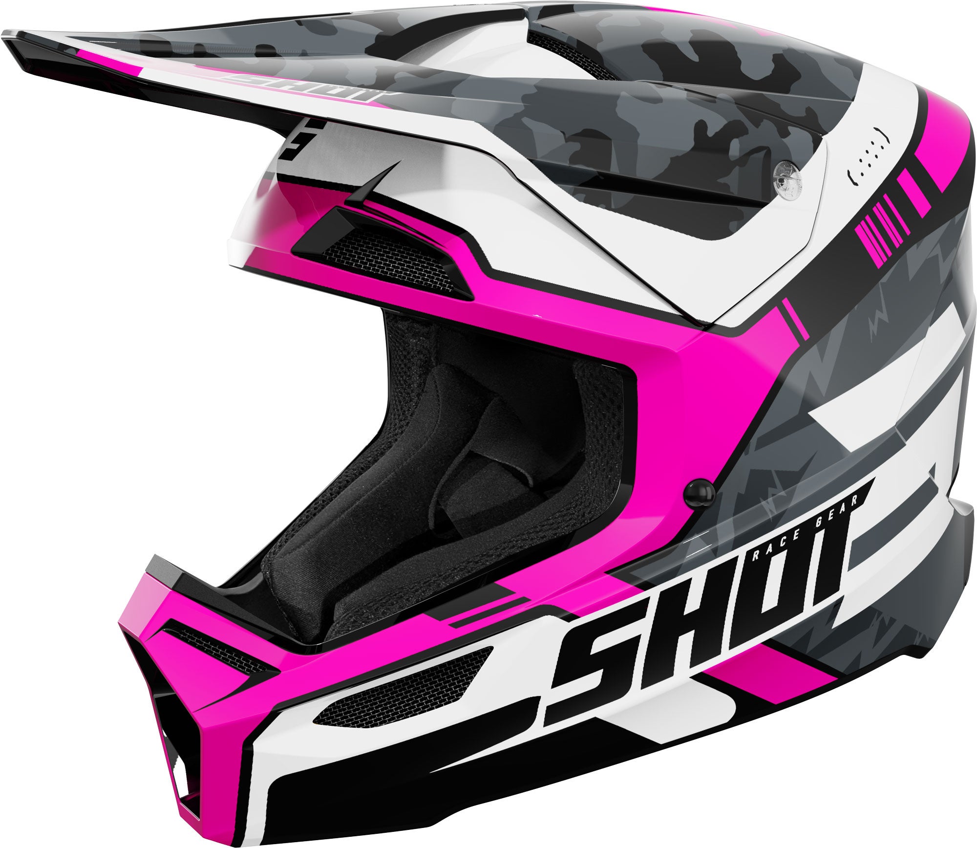 Shot Furious Flash Mips Casco de motocross rosa L (59/60) Figura 1