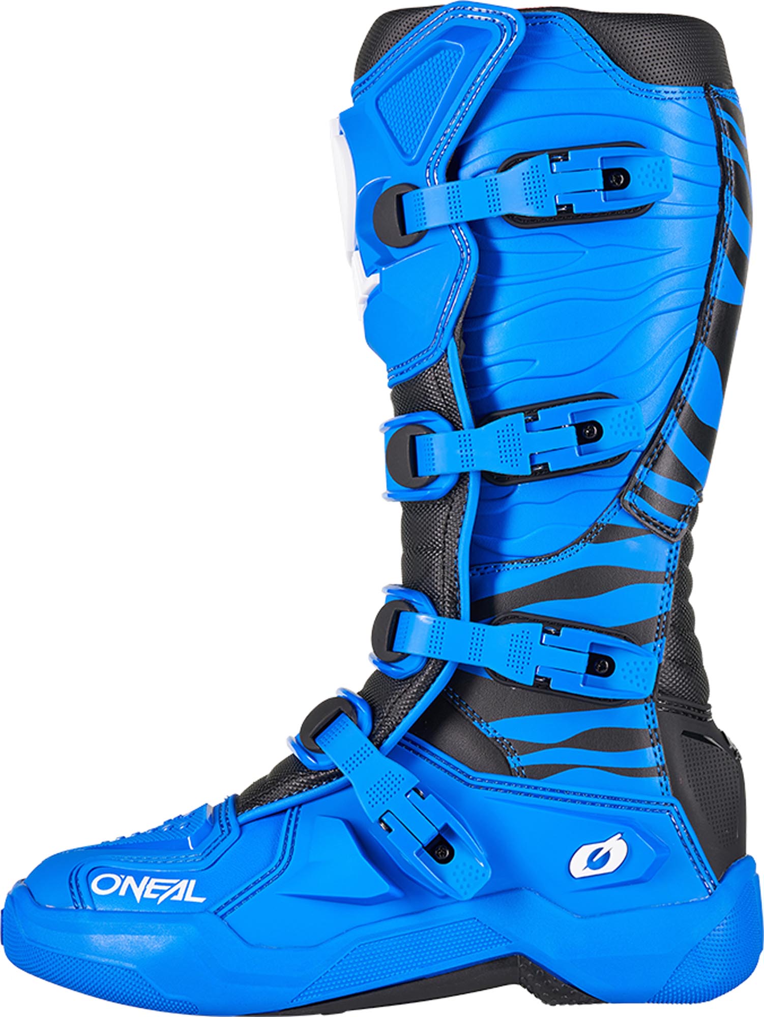 Oneal 3SRS Zebra Motocross Boots blue 8 Figure 1