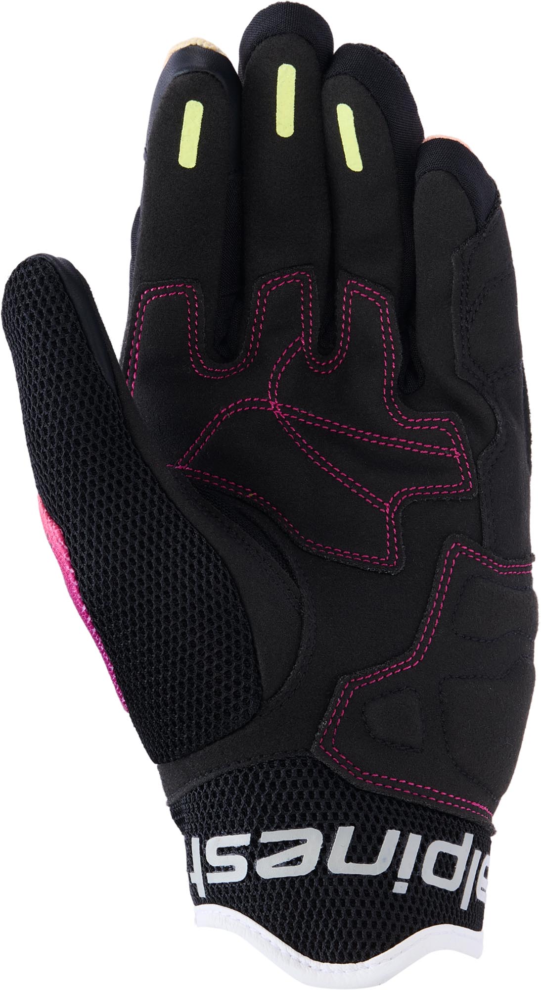 Alpinestars Stella Mogress Airflow Mănuși pentru motociclete pentru doamne Negru/roz L Figura 2