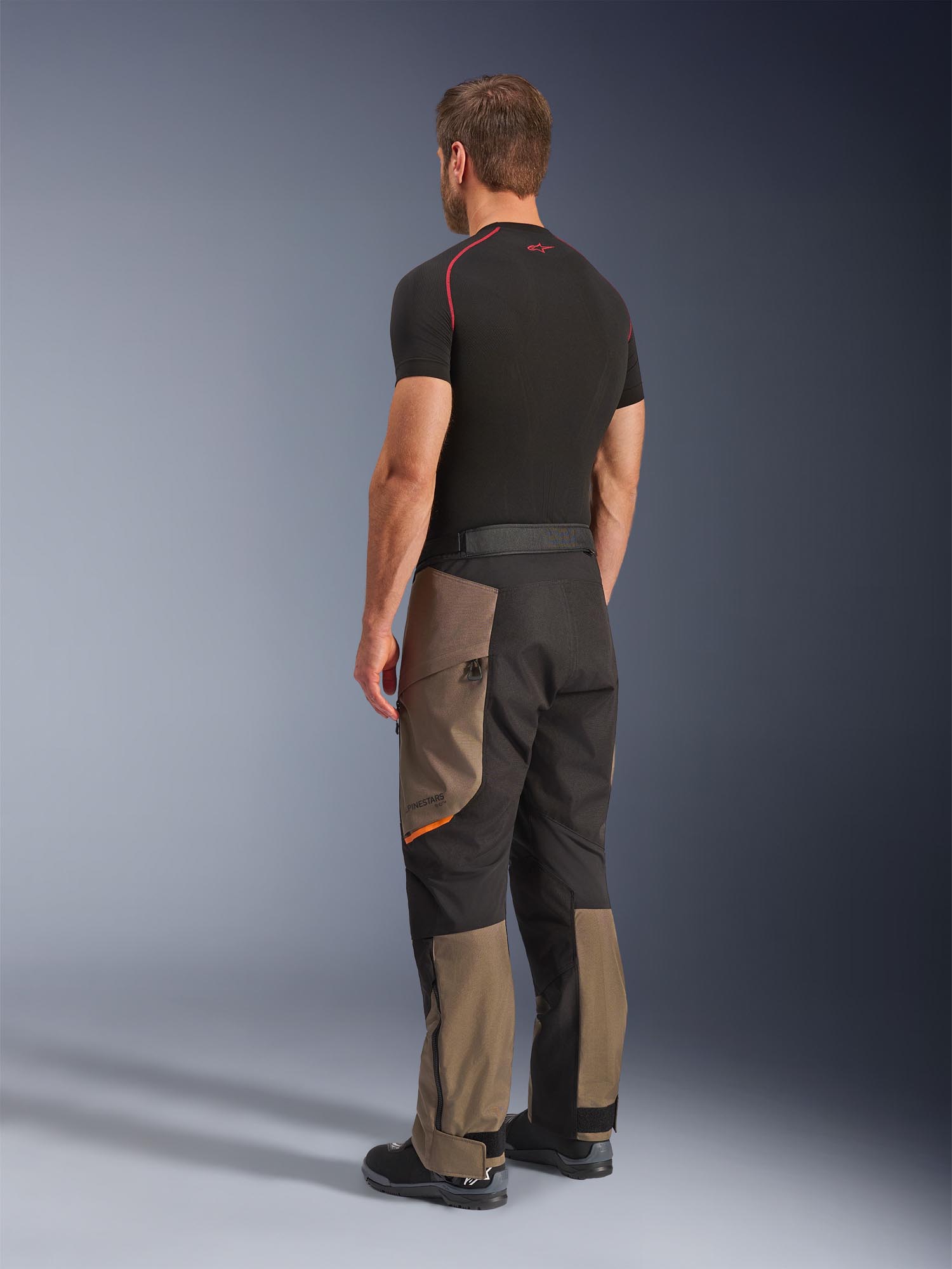 Side view of Alpinestars Cusco Drystar waterproof Motorcycle Textile Pants