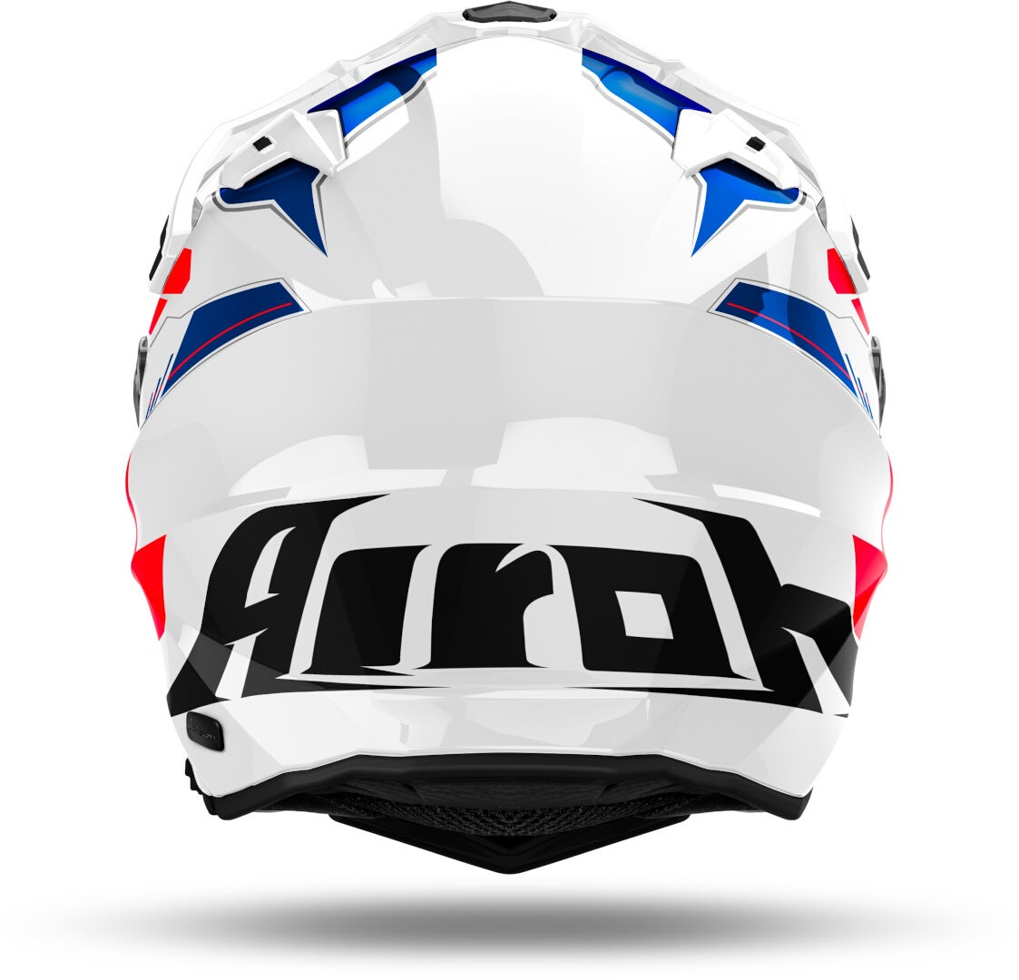 Airoh Commander 2 Reveal Motocross Helm weiß/blau/rot XXXL (64) Abbildung 3