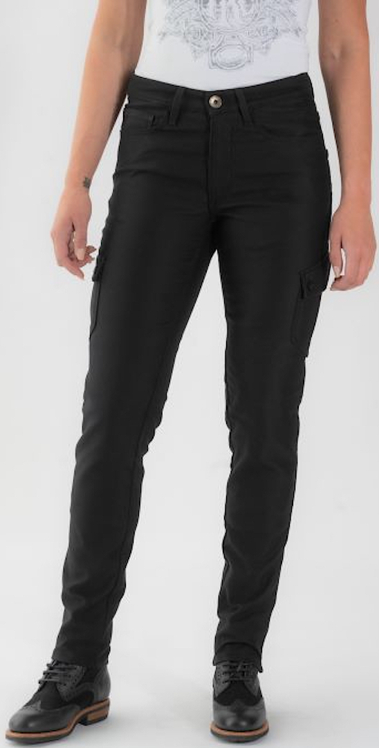 Rokker Black Jack Slim Motorfiets Textiel Broek 28 L34 Figuur 3