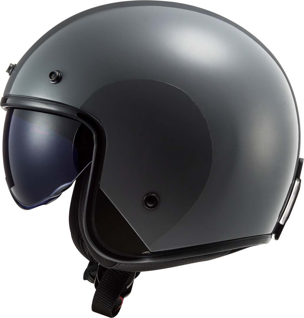 LS2 OF601 Bob Solid Jet Helmet grey XL (61/62) Figure 4