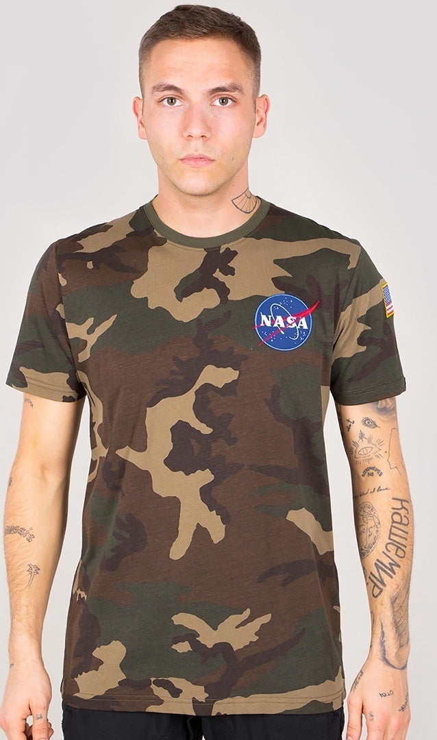 Alpha Industries Space Shuttle T-Shirt camouflage XXL Abbildung 1