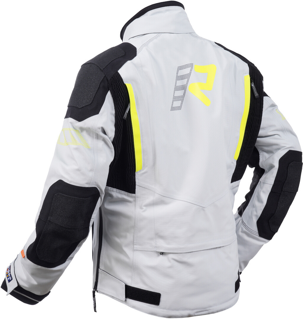 Rukka Shield-R Chaqueta textil para motocicleta gris/amarillo 54 Figura 3