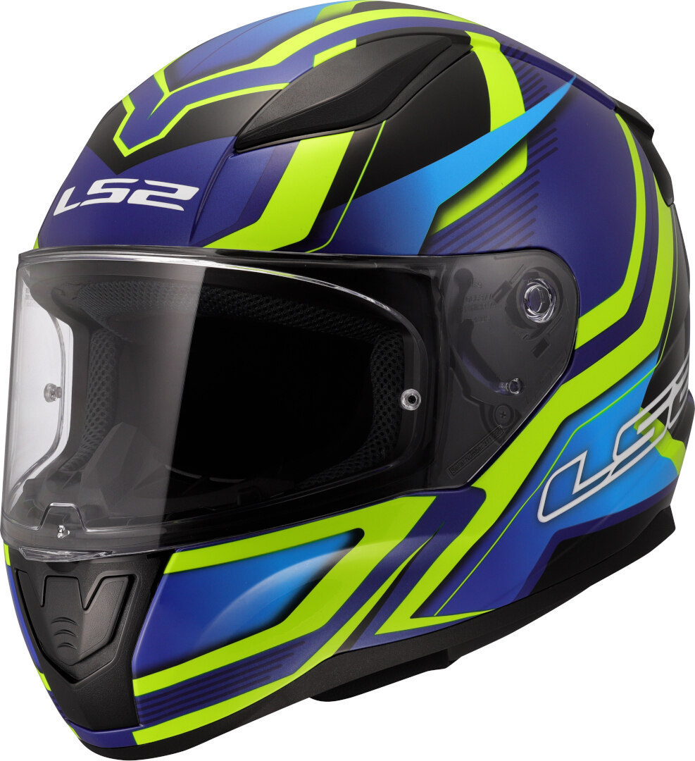 LS2 FF353 Rapid II Flitz Cască Albastru/galben-neon L (59/60) Figura 1