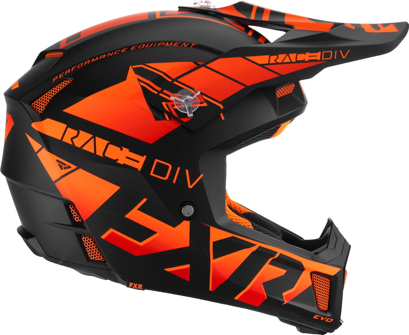 FXR Clutch Evo 2023 Snescooterhjelm sort/orange M (57/58) Figur 4