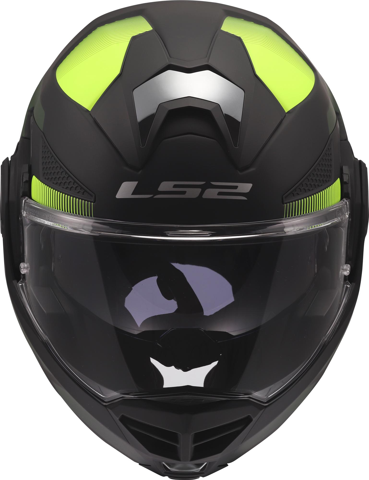 LS2 FF901 Advant X Nova Klapphelm schwarz/gelb M (57/58) Abbildung 18