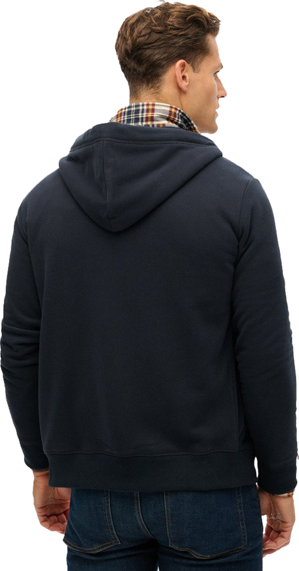 Superdry & Co Essential Logo Zip-hoodie Marineblauw L Figuur 5