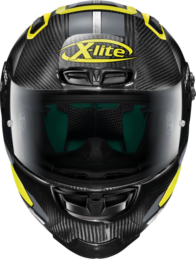 X-Lite X-803 RS Ultra Carbon Skywarp Helm schwarz/gelb L (60) Abbildung 3