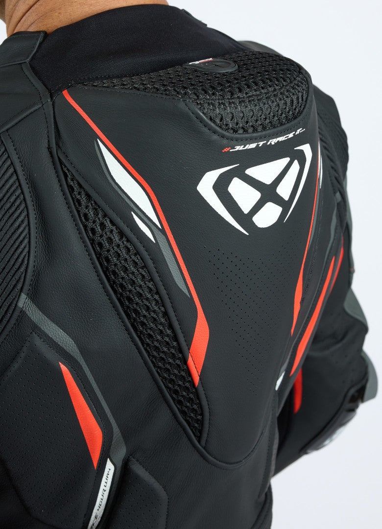 Ixon Demonio Eendelig leren motorpak zwart/rood/wit M Figuur 6