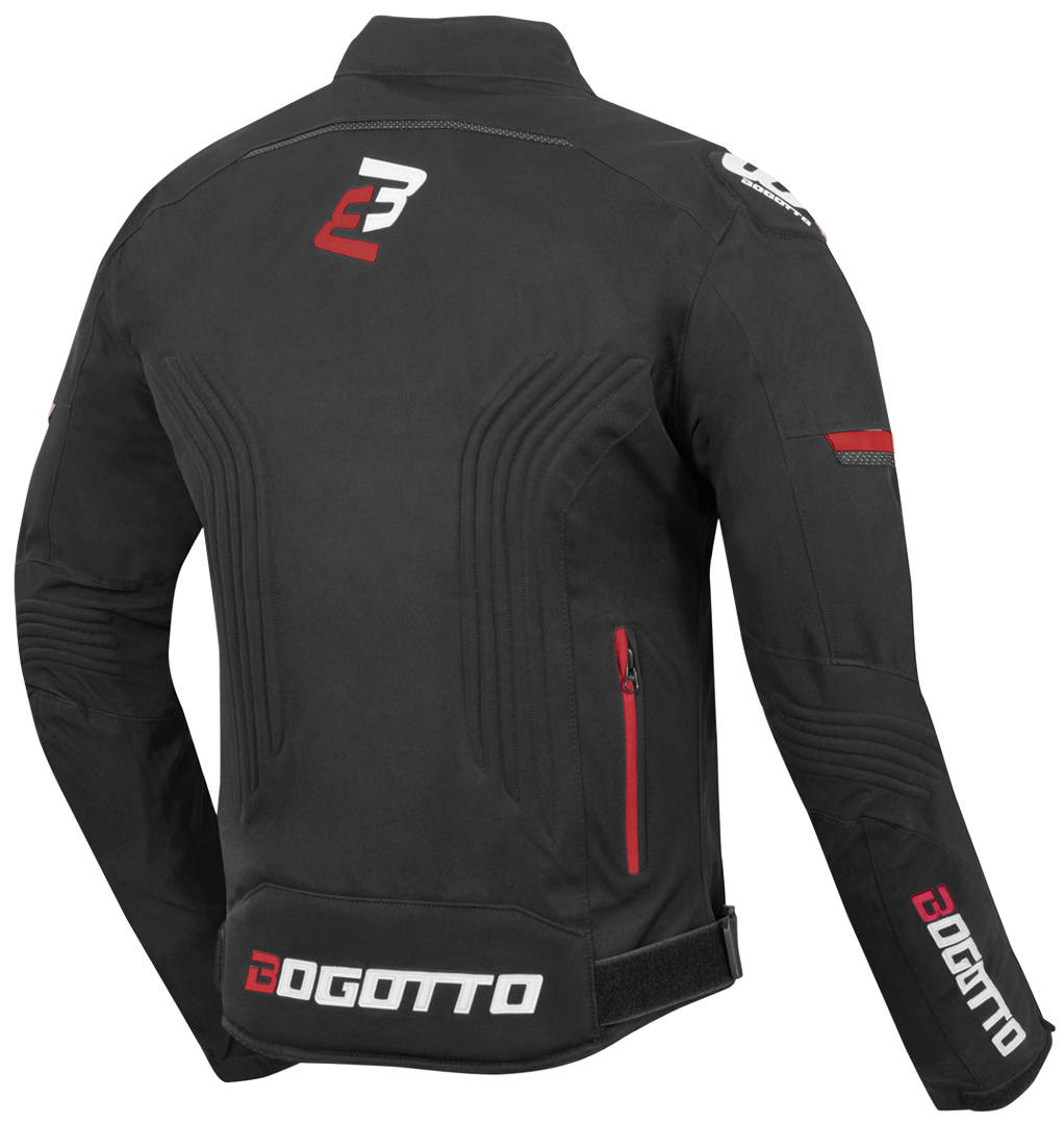 Bogotto Sparrow Waterproof Motorcycle Textile Jacket black/red S Figure 2