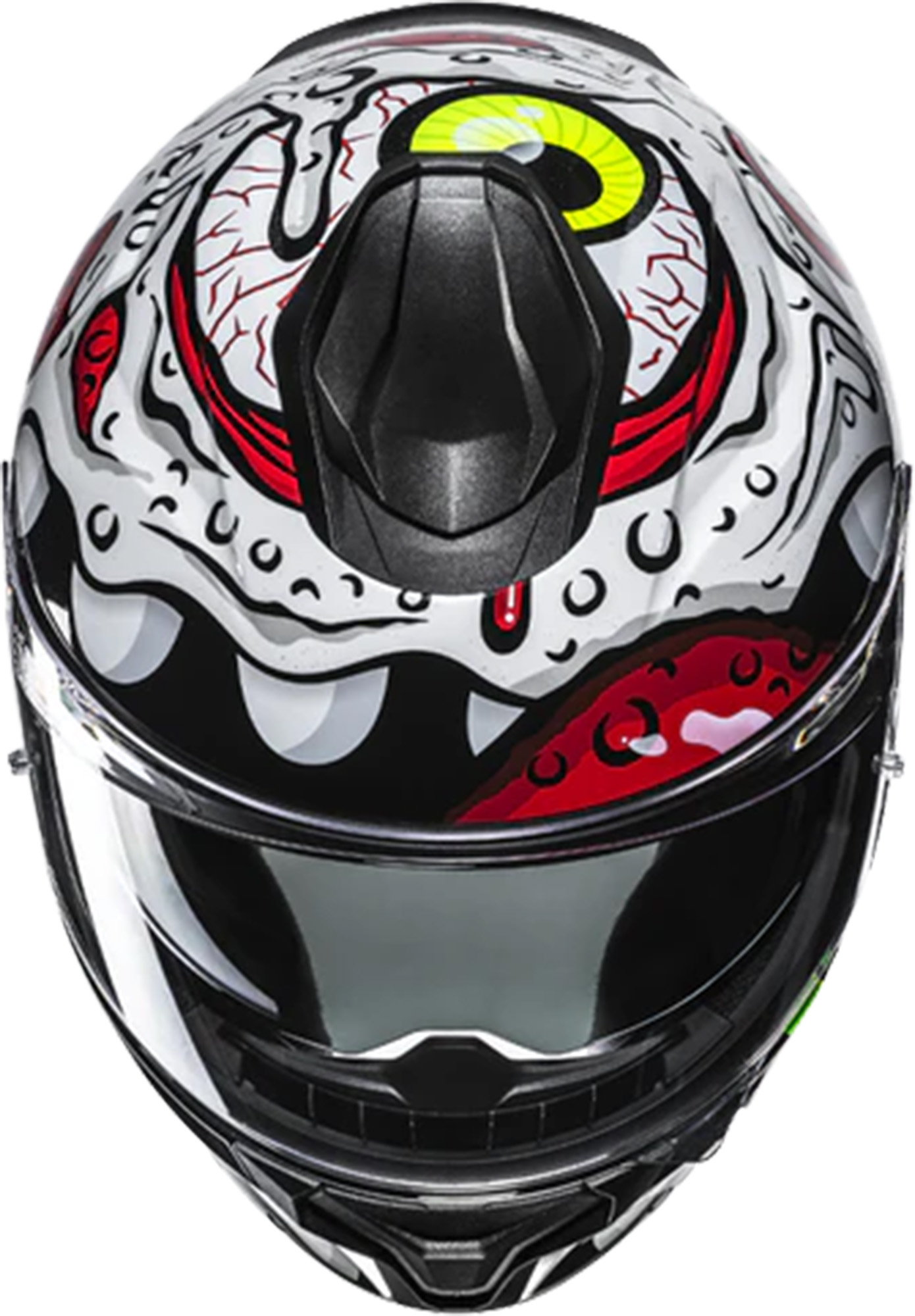 HJC C71 Squeeze Casque Blanc/Vert/Rouge XL (60/61) Figure 4