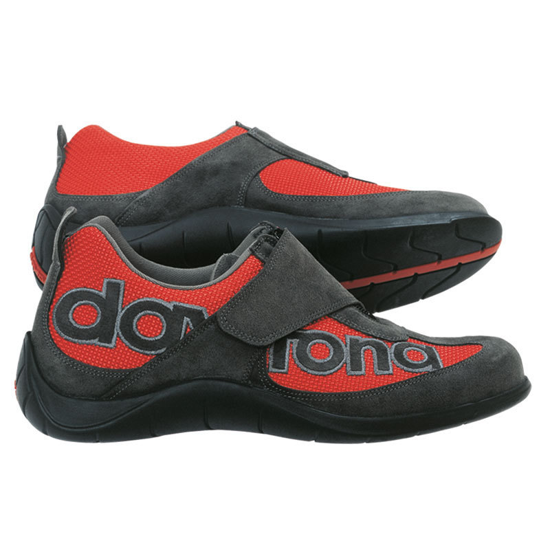 Daytona Moto Fun Motorradschuhe anthrazit/rot 45 Abbildung 1
