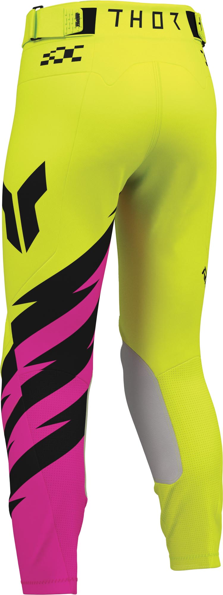 Thor Launchmode Shockie Ungdoms motocrossbukser neongul/pink 26 Figur 2