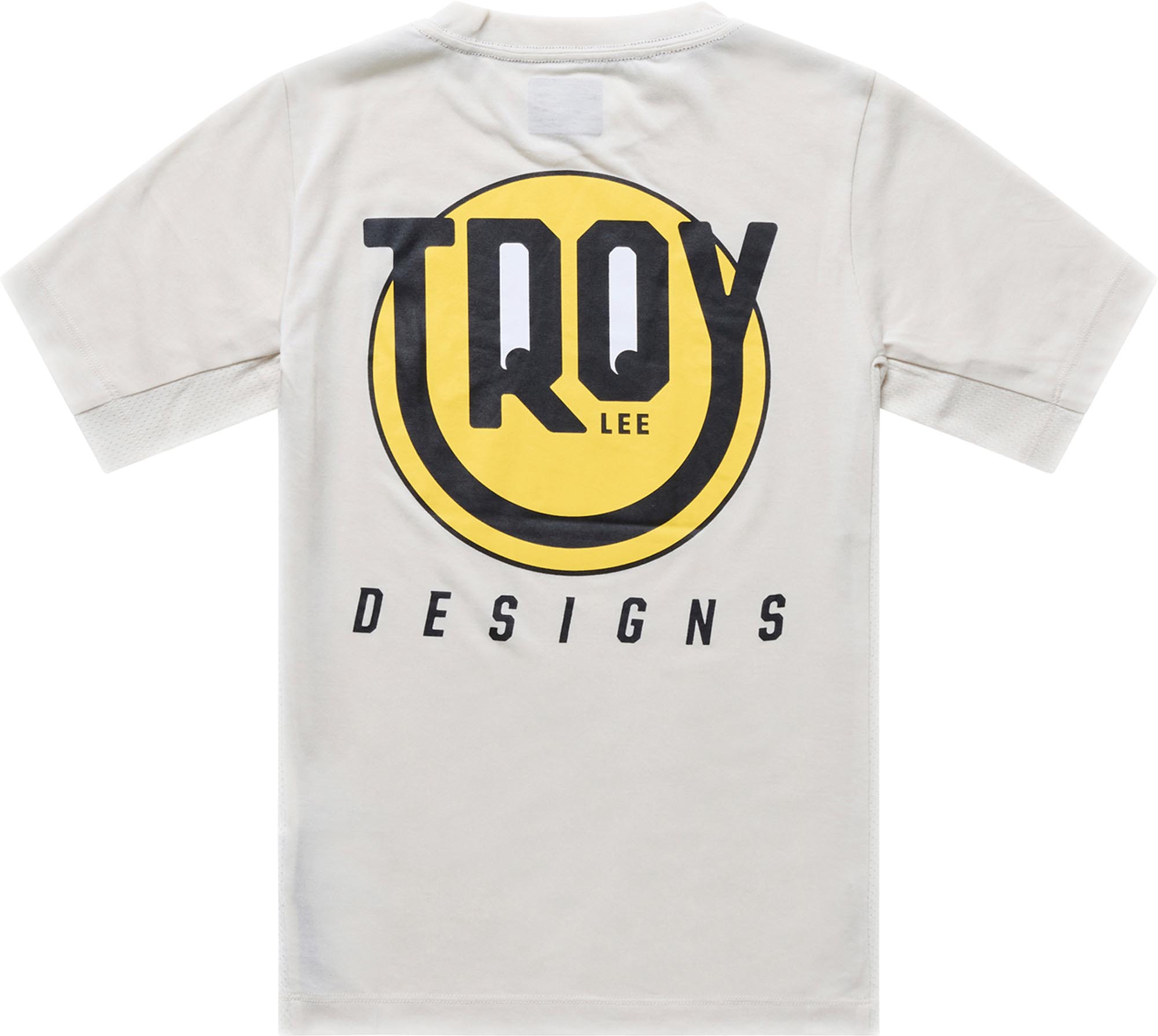 Side view of Troy Lee Designs Skyline Ride Happy Youth Short Sleeve Bicycle Jersey