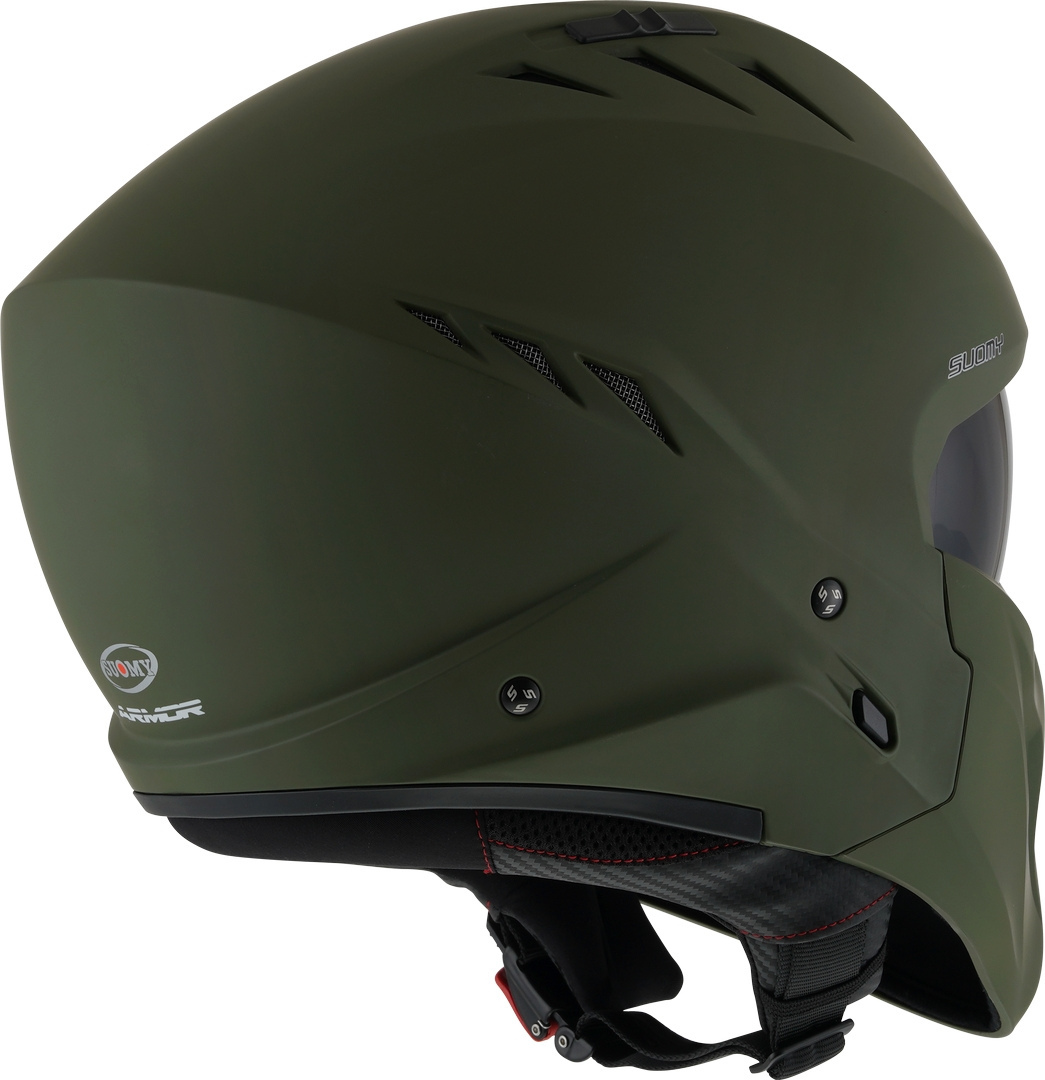 Suomy Armor Plain Cască cu reacție Verde mat M (57/58) Figura 2