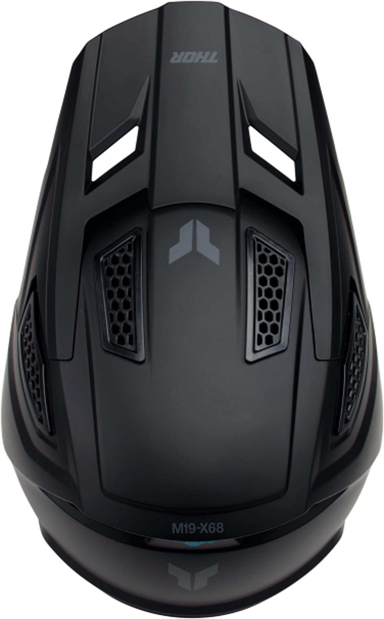 Thor Fleet Casco da motocross nero opaco L (59/60) Figura 4