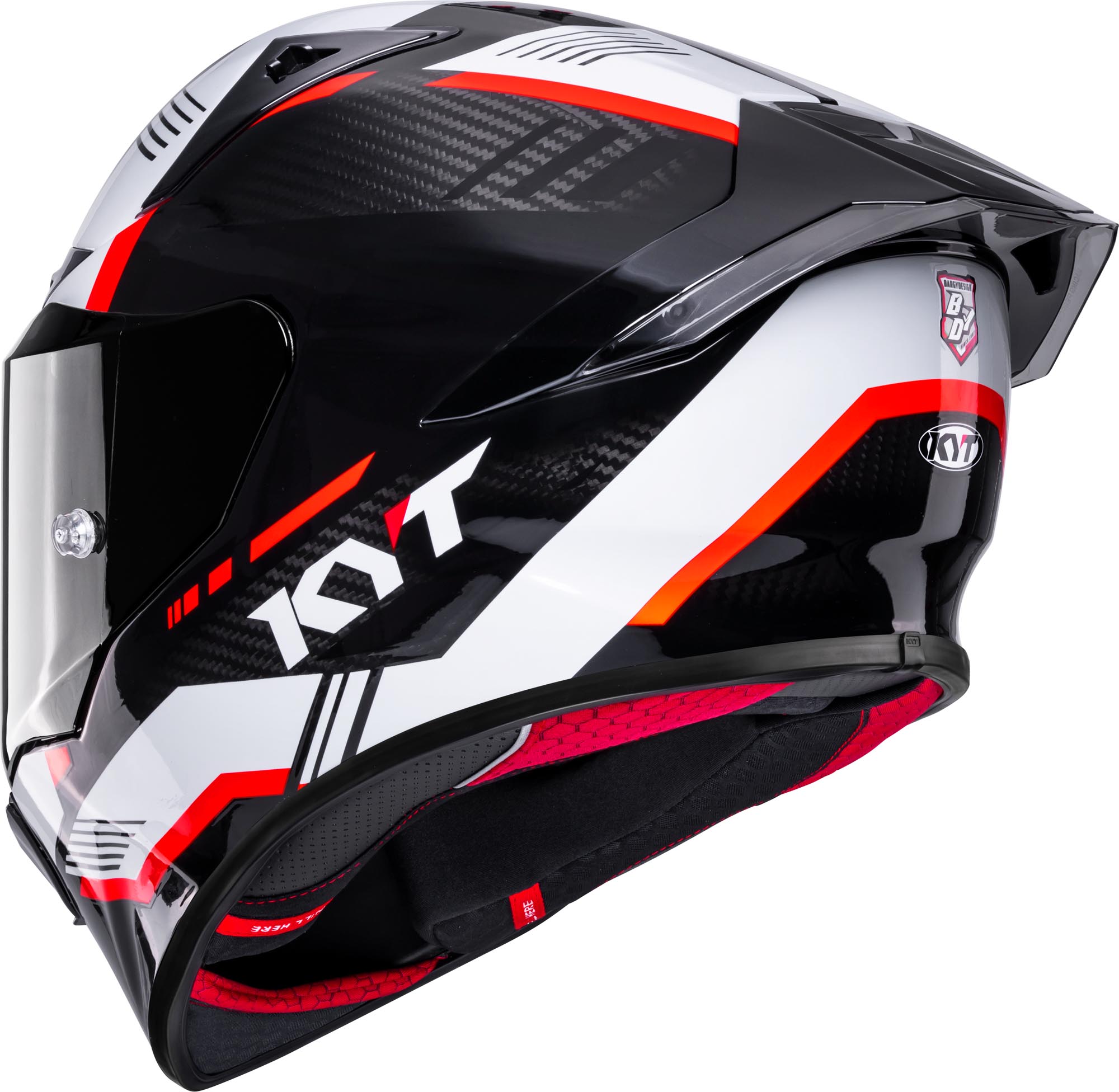 KYT R1R Carbon Zone Helmet carbon/red L (59/60) Figure 3