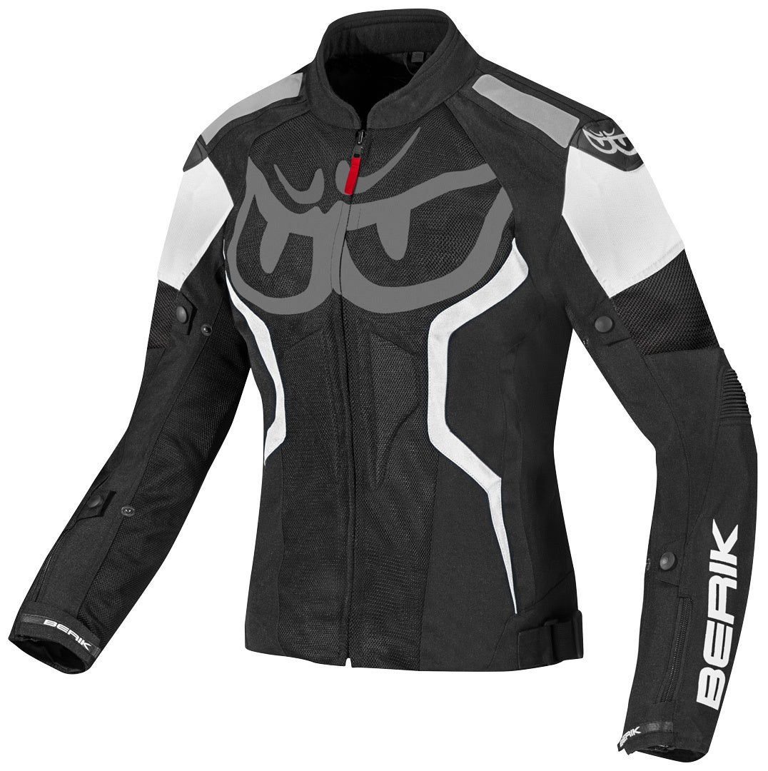 Berik Imola Air Ladies Motorcycle Textile Jacket black/white 48 Figure 1