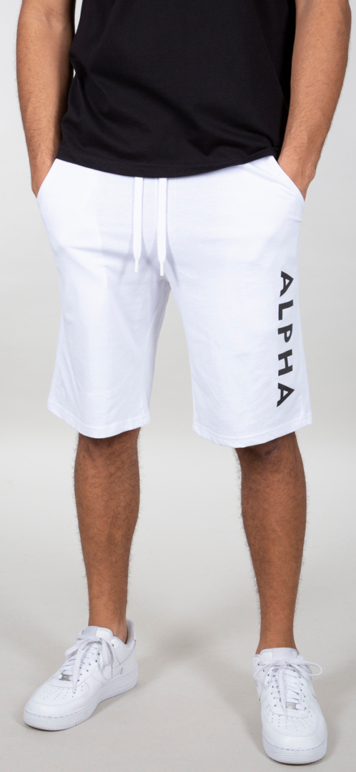 Alpha Industries Jersey Shorts Blanc L Figure 1