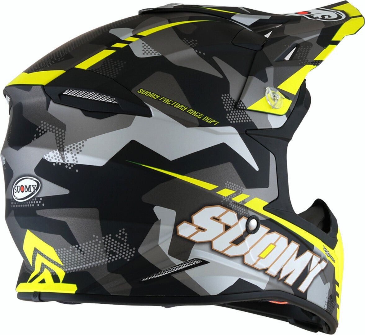 Suomy X-Wing Camouflager Capacete de motocross Amarelo mate M Figura 3