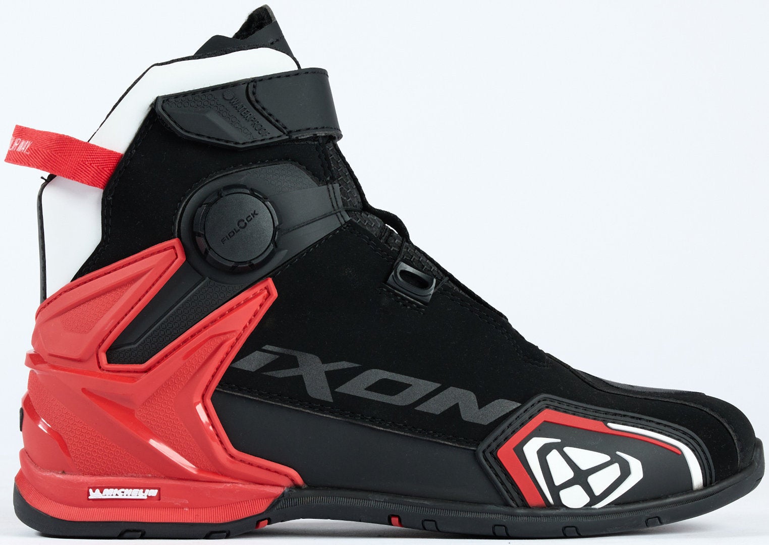 Ixon Bull 2 Chaussures de moto imperméables Noir/Blanc/Rouge 41 Figure 2
