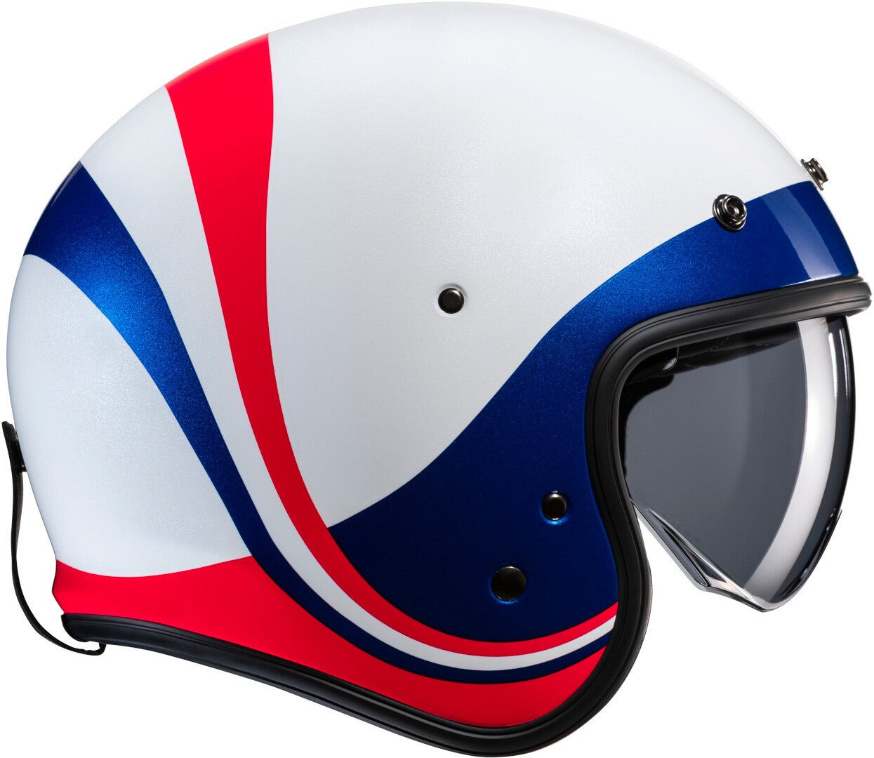 HJC V31 Emgo Retro Casque jet Blanc/Rouge/Bleu XXL (62/63) Figure 2
