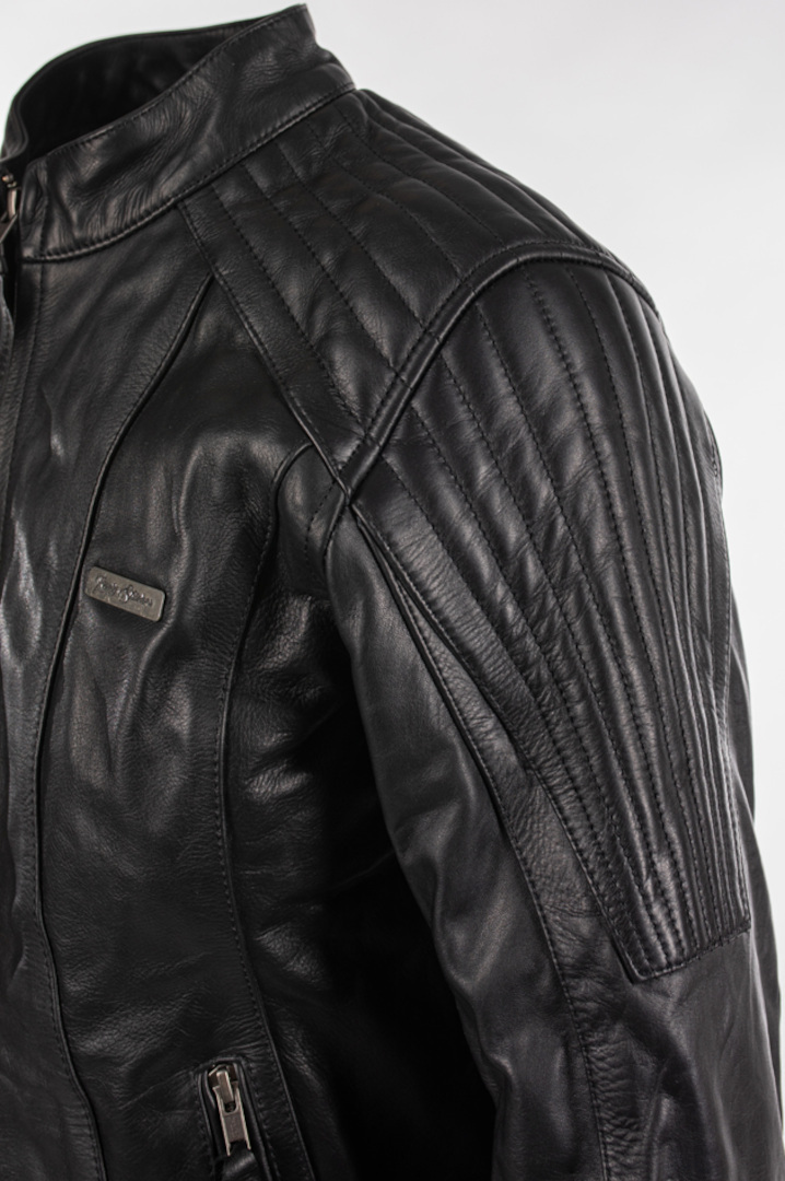 Rusty Stitches Iris Ladies Motorcycle Leather Jacket black 40 Figure 5