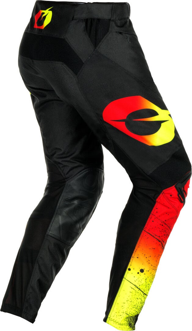 Oneal Mayhem Scarz Motocross bukser sort/gul/rød 32 Figur 2