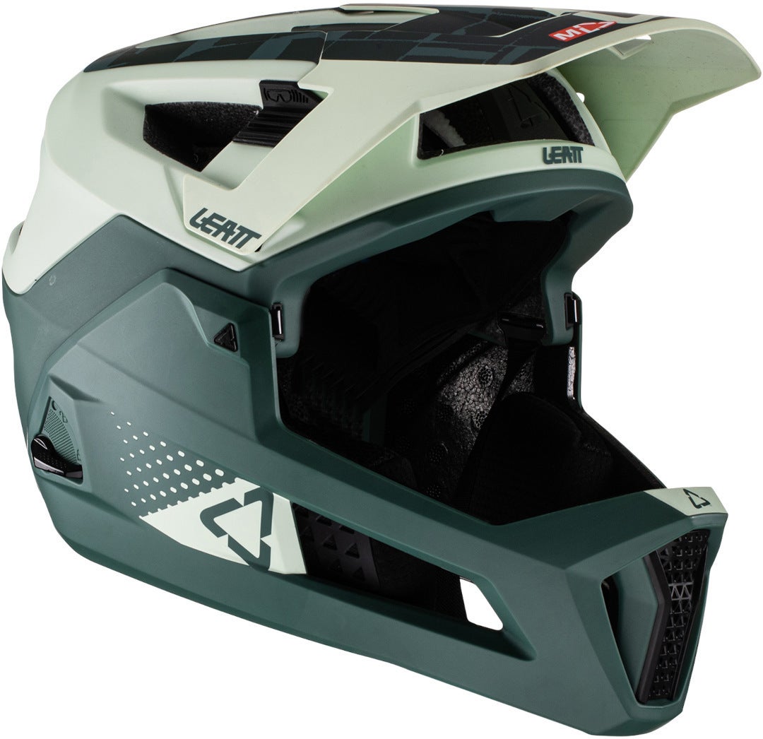 Leatt MTB 4.0 Enduro Casco da downhill Green matt M (55-59) Figura 1