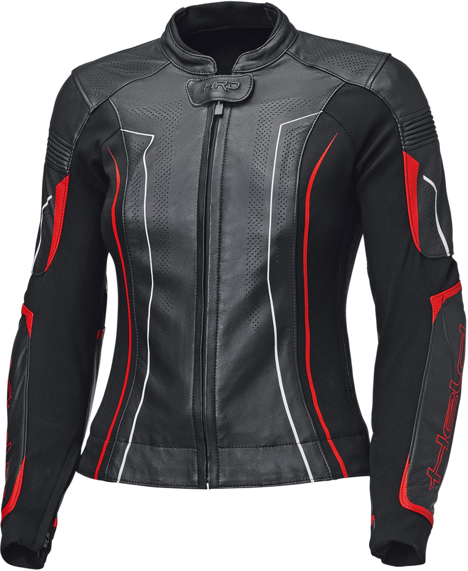 Held Debbie 3 Damen Motorrad Lederjacke schwarz/neon-rot 46 Abbildung 1