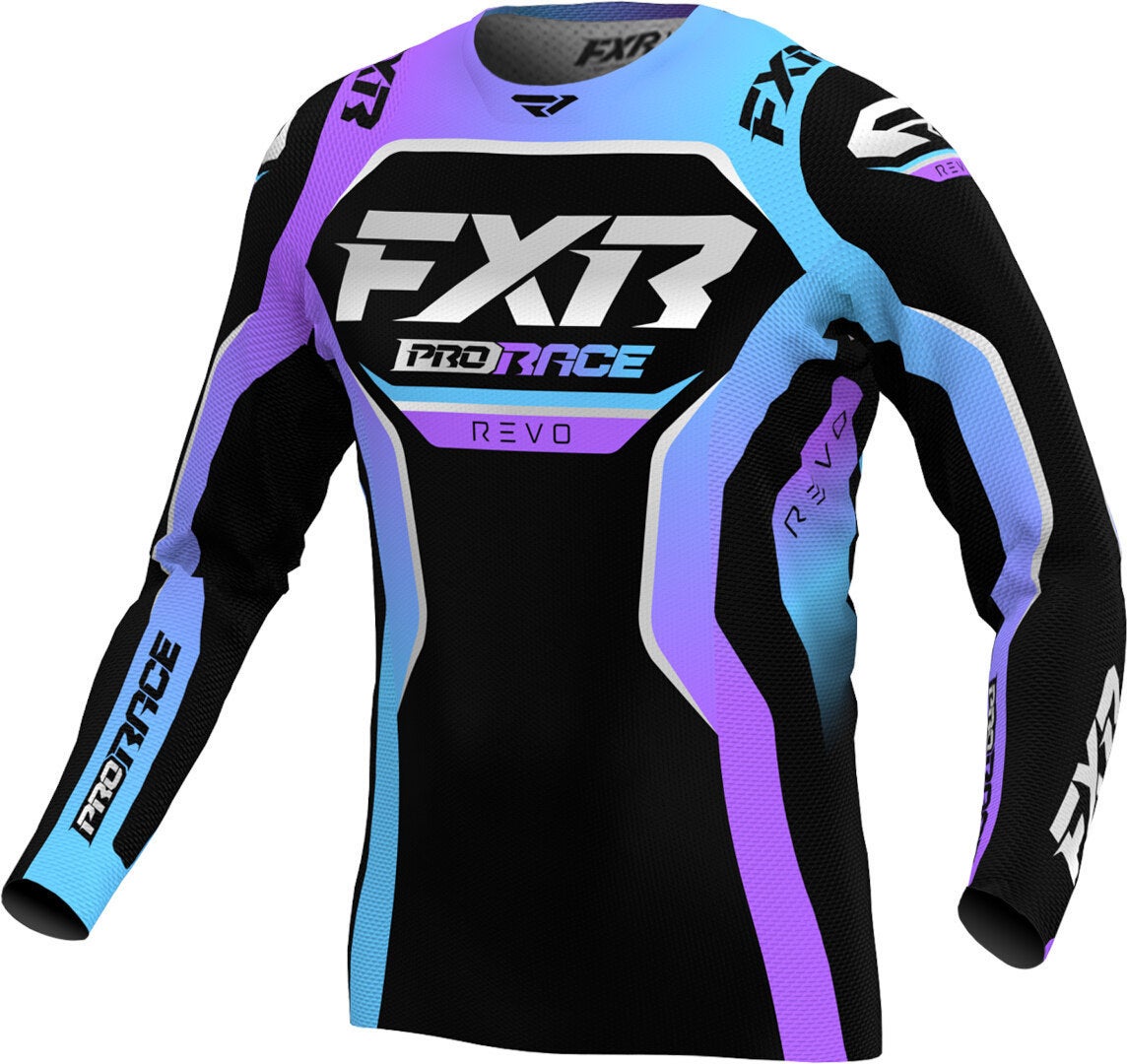Fxr Men's Purple/Blue Revo 2025 Motocross Jersey