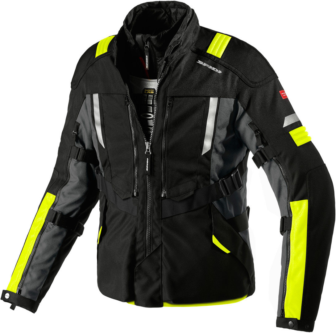 Spidi Modular Veste Textile moto jaune/noir XL Figure 1