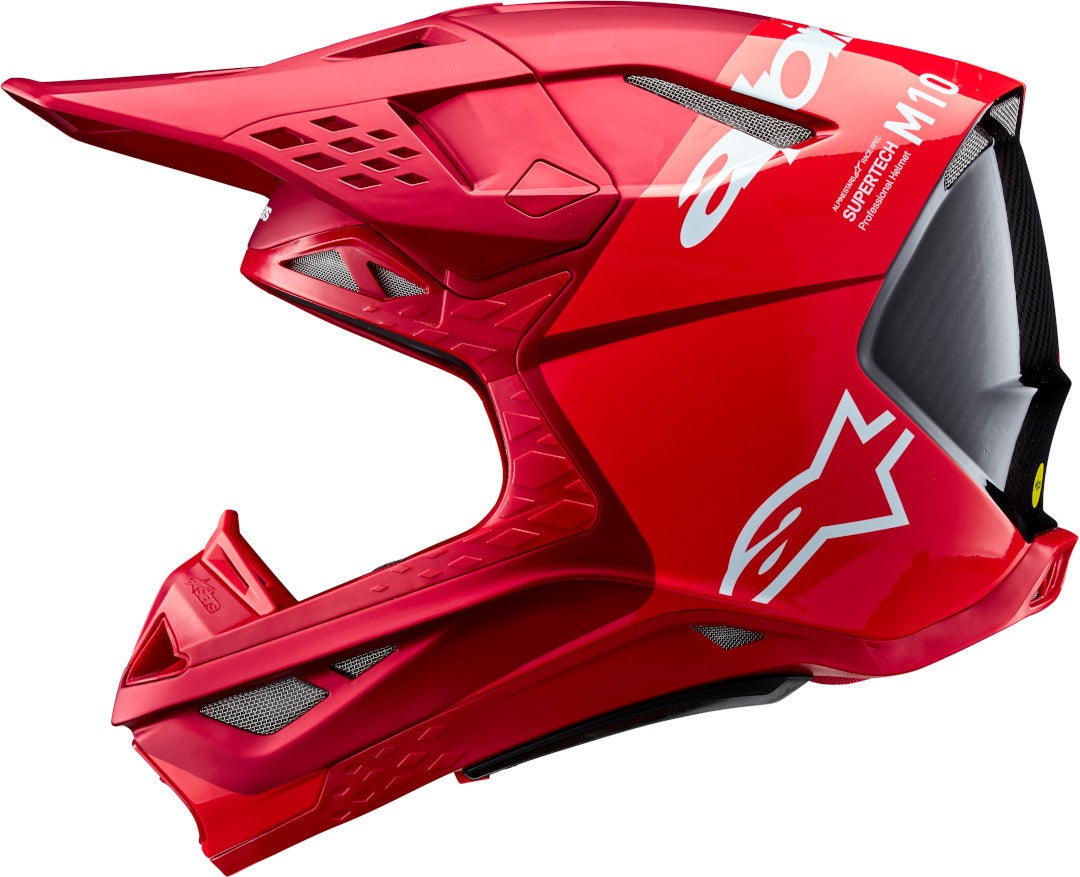 Alpinestars Supertech S-M10 Flood 2024 Motocross Helmet red M (57/58) Figure 5