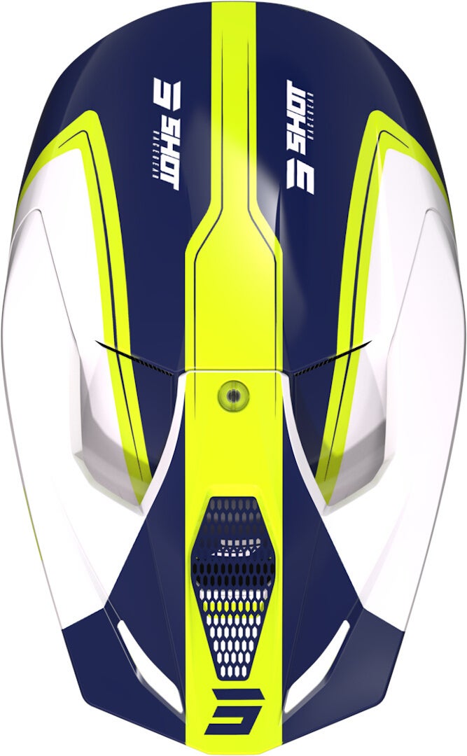 Shot Furious Reflex Casco Motocross bianco/giallo/blu M (57/58) Figura 3