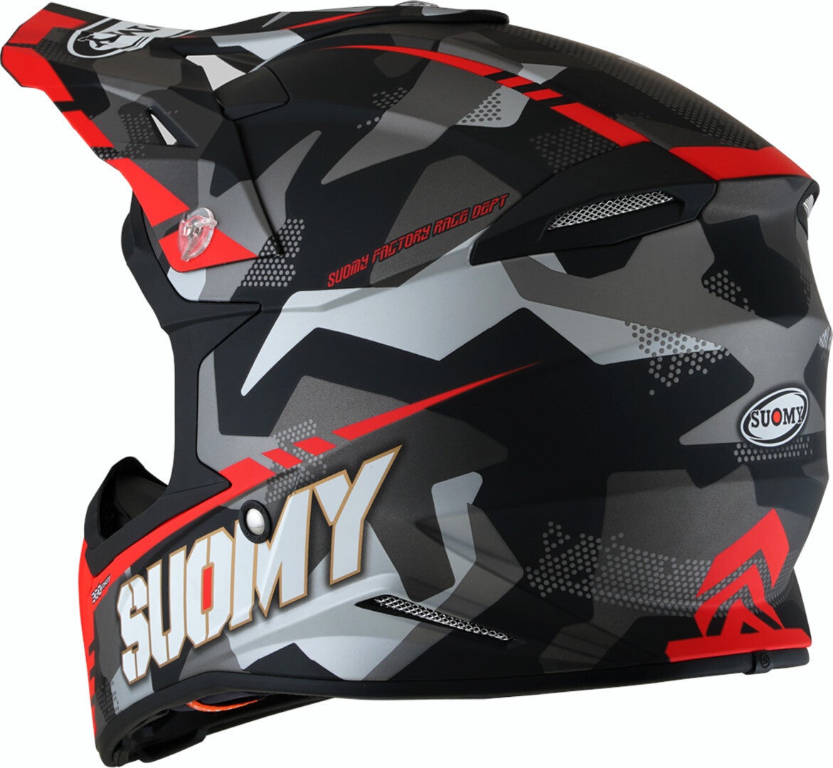 Suomy X-Wing Camouflager Capacete de motocross Red Matt S Figura 2