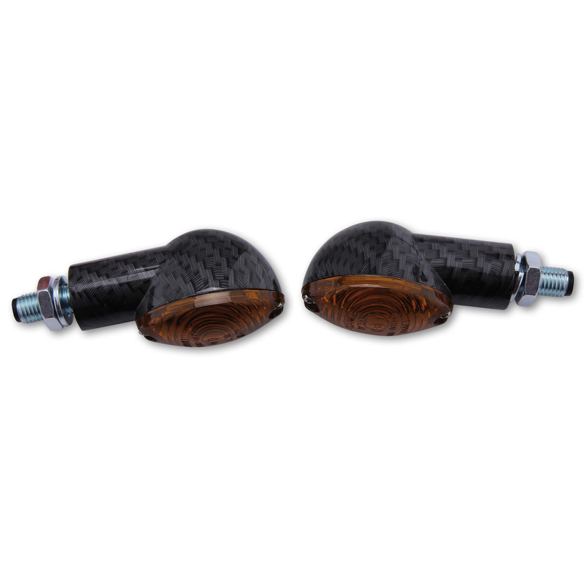 SHIN YO Mini Blinker CATEYE, kurz Carbon Colorat Figura 3