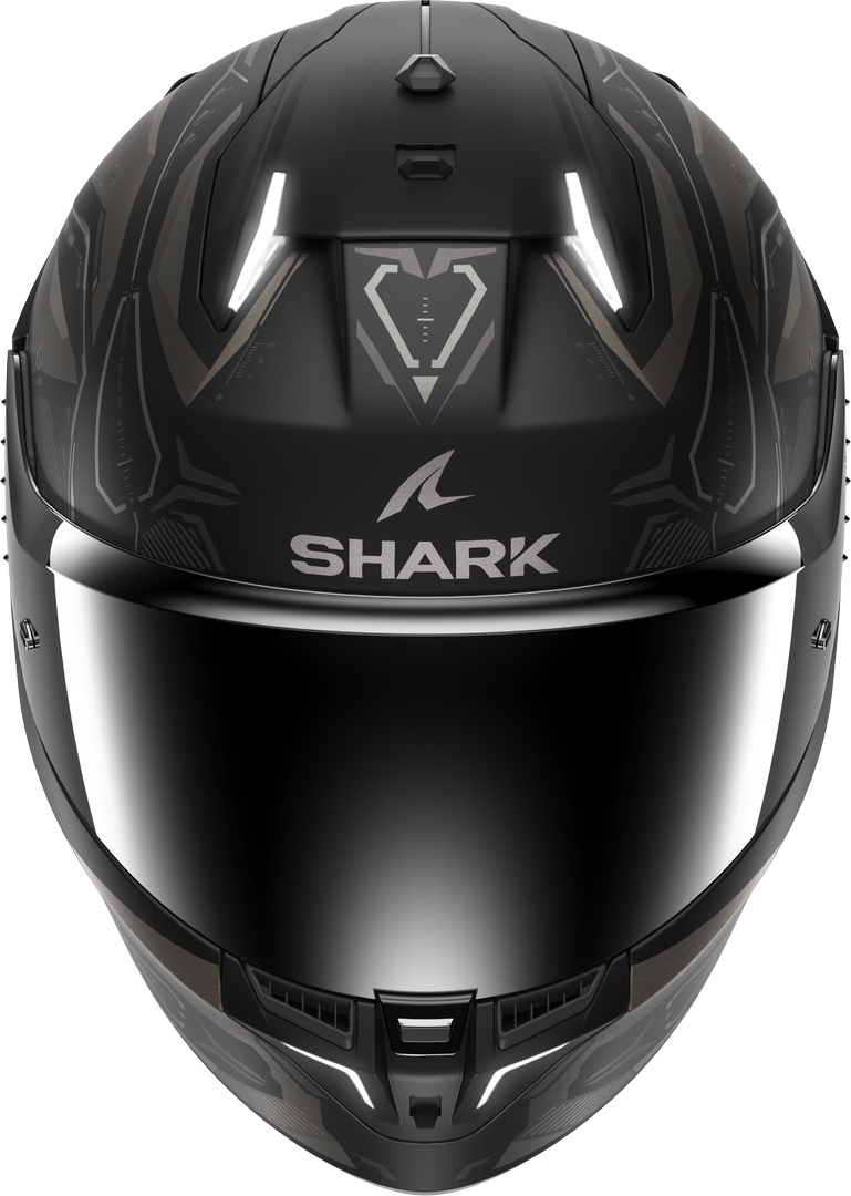 Shark Skwal i3 Linik Přilba černá matná/šedá S (55/56) Obrázek 5