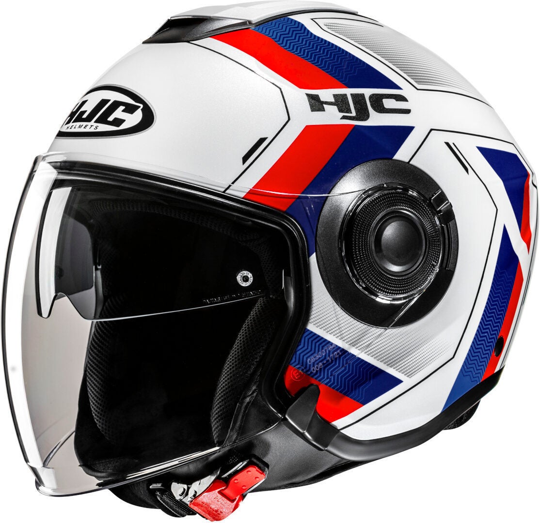 HJC i40N Velu Jet Helmet white/red/blue M (57/58) Figure 1