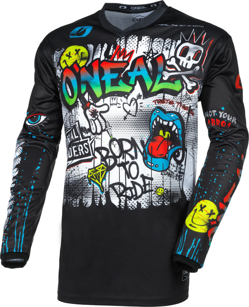 Oneal Element Rancid černý/vícebarevný motokrosový dres S Obrázek 1