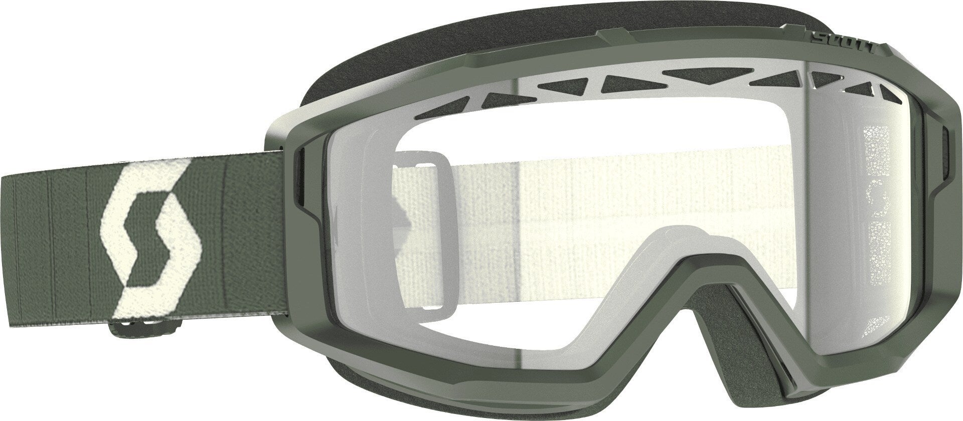 Scott Primal Enduro Kaki/Green Motocross Goggles Figure 1